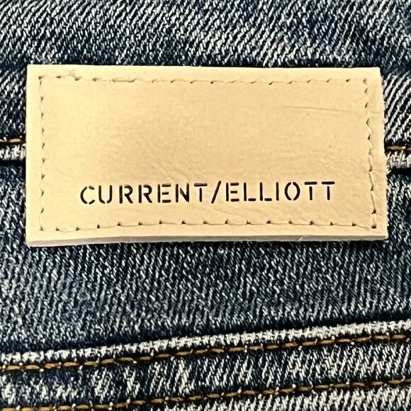 NEW Current/Elliott The Journey Relaxed Jeans Size 26 - Picture 3 of 10